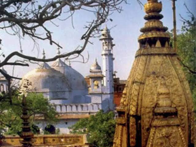 Later, In 1853, Ranjit Singh of Punjab donated 880 kg of gold for ornamentation of the temple's top. And till today,the temple & the Mosque stand adjacent to one another.Some claim that the former temple can still be seen in the foundation, columns & rear parts of the mosque.