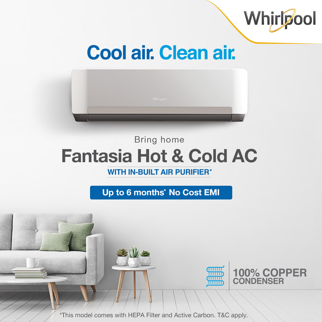 Let clean air cool you in summers and warm you in winters with Fantasia Hot & Cold AC. The best spot under it is wherever you sit! Its 6th sense technology provides optimum cooling by adapting to your needs intuitively.
#WhirlpoolBangladesh
#EverydayCare https://t.co/ayf4Mv4582