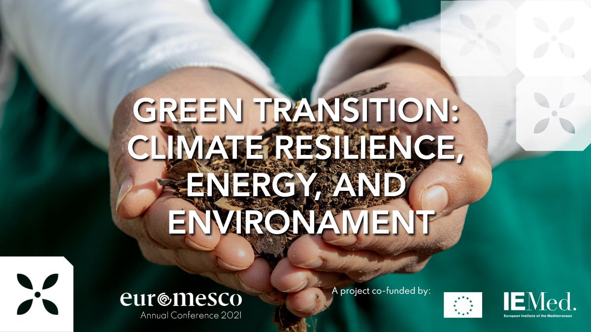 🌍The #Mediterranean region is one of the main hotspots as regards #climatechange &amp; environmental degradation. The last pillar to be discussed is Green transition: resilience, energy &amp; environment.

🗓️April 15 at 10.30 CET (Brussels time)👉bit.ly/AnnualConferen…
#euromesco2021