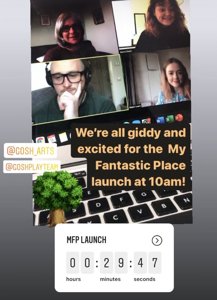 We’re all giddy and excited for the My Fantastic Place launch at 10am! Keep an eye out for the launch video that has all the lovely things you need to know to explore your Fantastic Place... <a href="/GOSH_Arts/">GOSH Arts</a> <a href="/GOSHCharity/">Great Ormond Street Hospital Charity</a> #projectlaunch