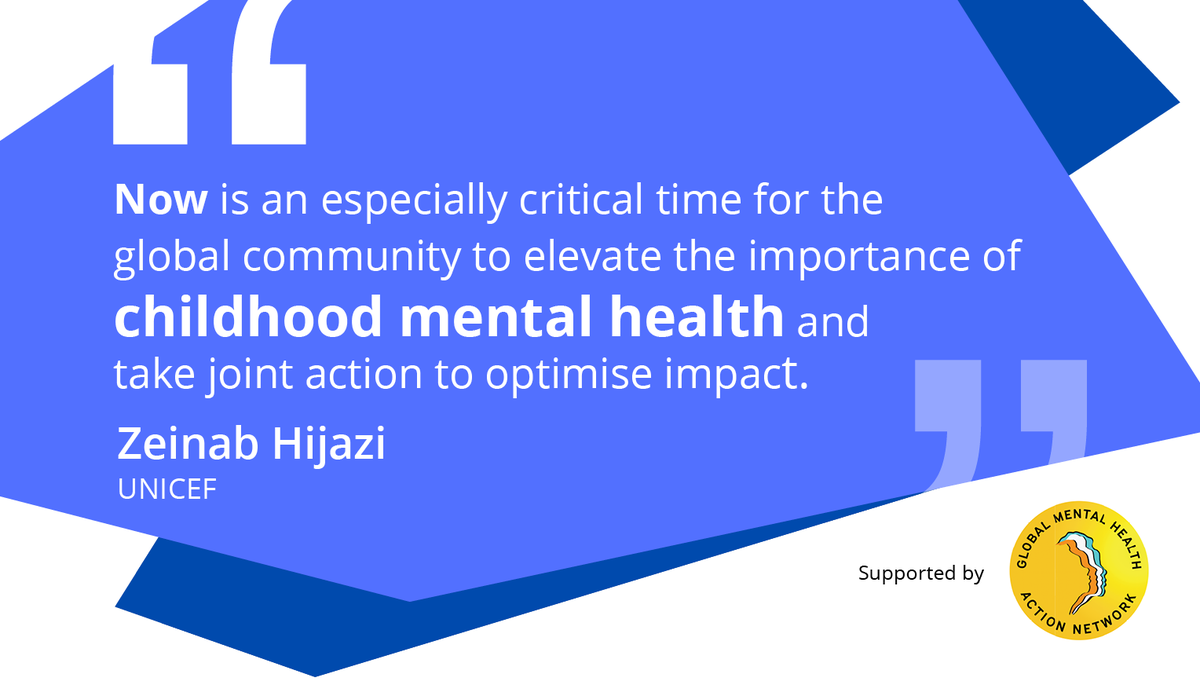 ⏰ We know more about the risks and issues of childhood mental health than ever before –– and the time to act on this is NOW. 

👉 We are at a unique point in history. Get all the details from our latest #MHForAll webinar now: bit.ly/2PH3ifu