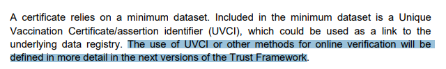 What data registry? What is the goal of this link? Who holds this database? Who has access to it?The answer is: THEY DON'T KNOW. This essential number's use will be *defined in the future*