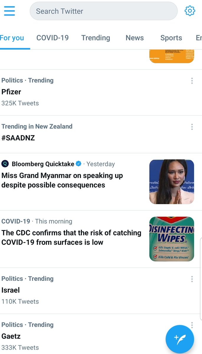 We got #SAADNZ to trend on Twitter right now. This is for all you survivor family. We support you 💙