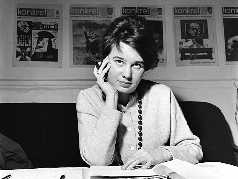 In her Konkret column following the warehouse fires, Meinhof wrote that the radical act of the action was not the distruction of commodities on their own, but the illegal act - of breaking a law that exists to protect property, rather than the people.