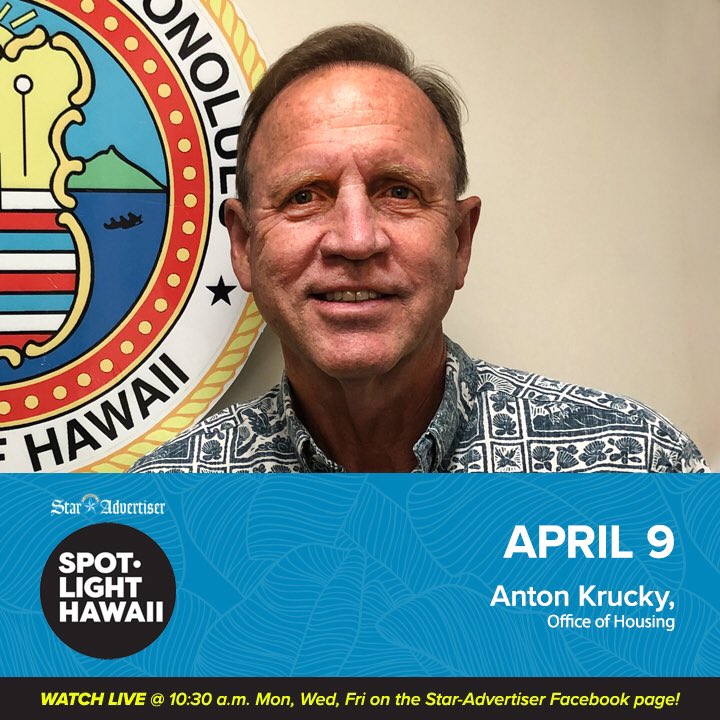 HNL_HOU's tweet photo. Tune in to Spot•Light Hawaii live Friday at 10:30 AM for the latest update on housing &amp; homelessness in Honolulu. https://t.co/BVnHctJEWo