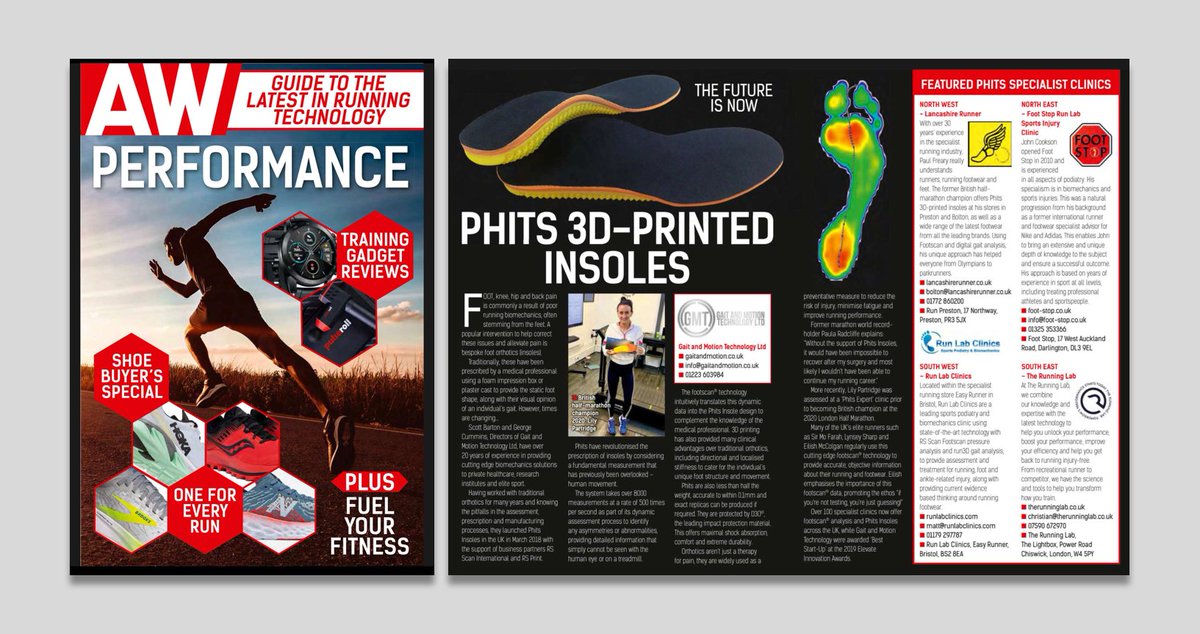 Phits insoles - not just a therapy for pain.
These revolutionary foot orthotics can also be used to:
✅Reduce risk of injury
✅Minimize fatigue
✅Improve performance
Widely used by Team GB and available at The Lakes Orthotics in Notts💪
Find out more here:
ow.ly/PgXH50EjxPA