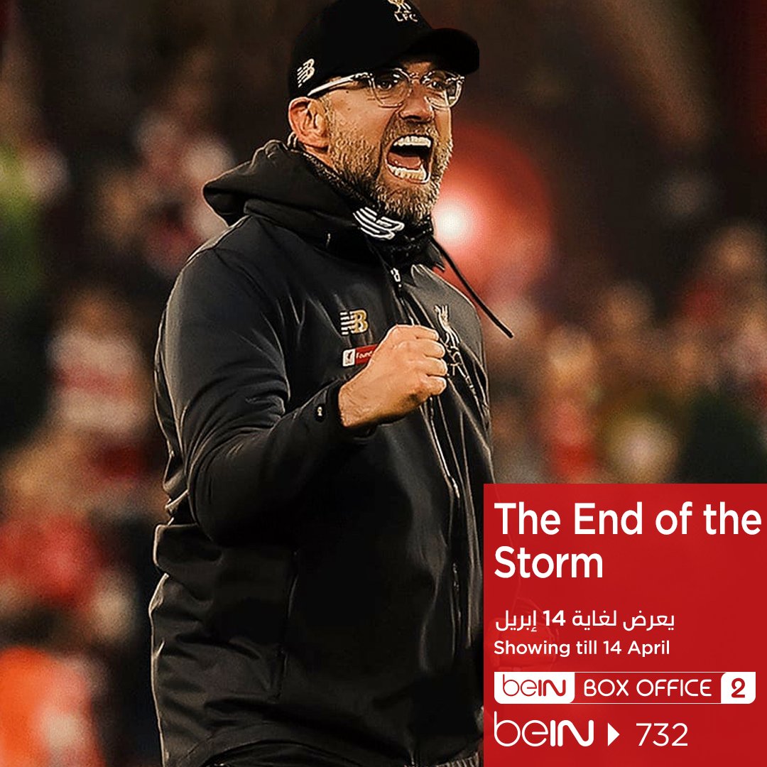 beIN's tweet photo. #TheEndOfTheStorm is the gripping feature length inside story of the 2019/20 Premier League winning season. ⚽
👇
Subscribe now and don't miss on the latest blockbusters, great series and more family shows
🔗 https://t.co/JkiKLG8DZ6🔗
📱https://t.co/24GFWOY0Jf
#beIN https://t.co/xUPhY1m9b8