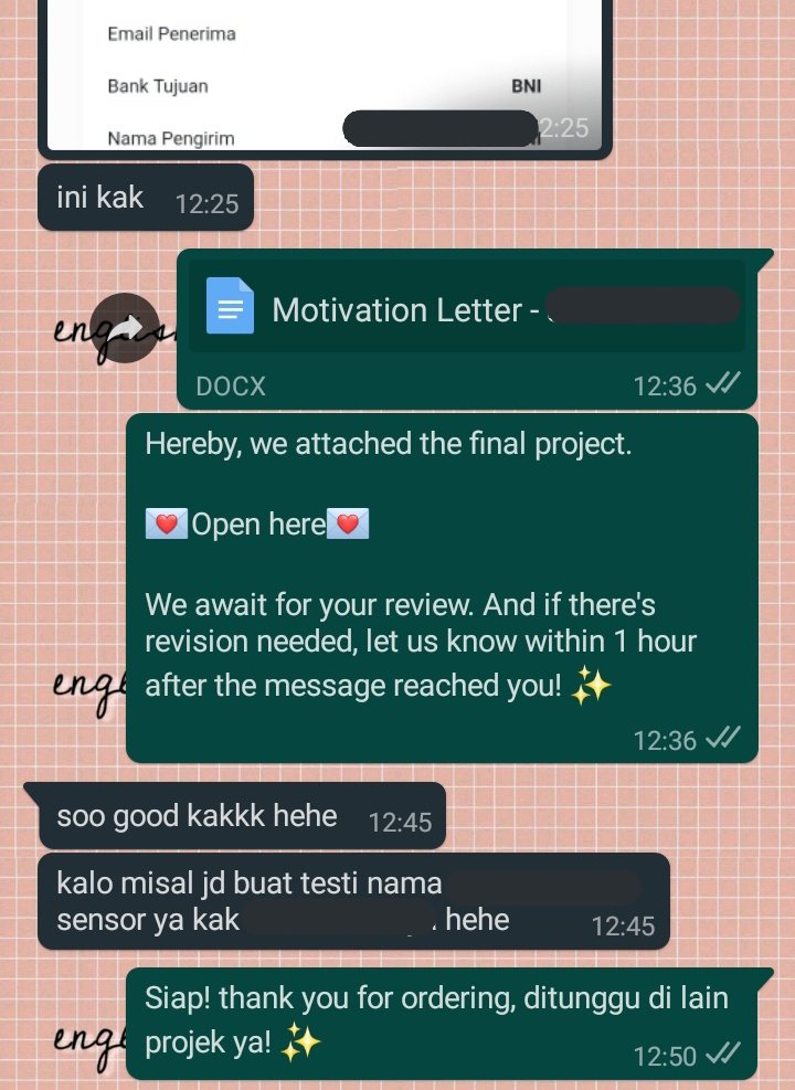 Joki Toefl English Essay Translate Ppt 500 Testi On Twitter Motivation Letter For University Admission Sesuai Ekspetasi Order Via Whatsapp Https T Co Oyjkwmlpj4 T Joki Toefl Grammar Joki Tugas B Ingg Joki English Motlet Proofread