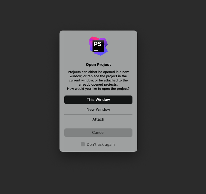 pascal_montoya's tweet image. Hi @phpstorm.
Thank you for your wonderfull IDE.
After #phpstorm 2021.1 update, the open project ask window still opened after selecting the opening option. It&apos;s a known issue?