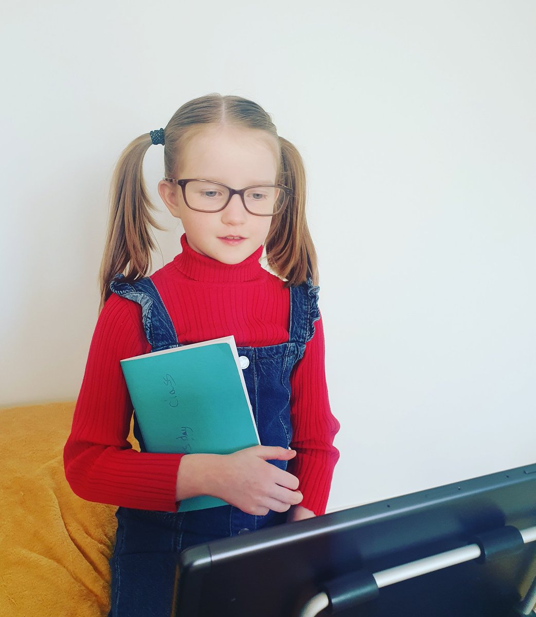 PurserOlivia's tweet image. Day 2 selftape workshop and in character today. @SupportBritish #childactor #selftape #easterworkshop