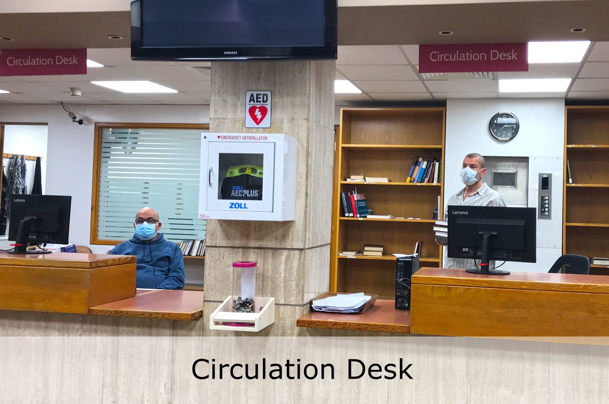 AUBLibraries's tweet photo. Get to know #AUBLibraries - 1:
The first welcome when you enter the Library is at the #CirculationDesk, where you can borrow & return books and other library items 📕📚📖 https://t.co/9vssbBOBGo