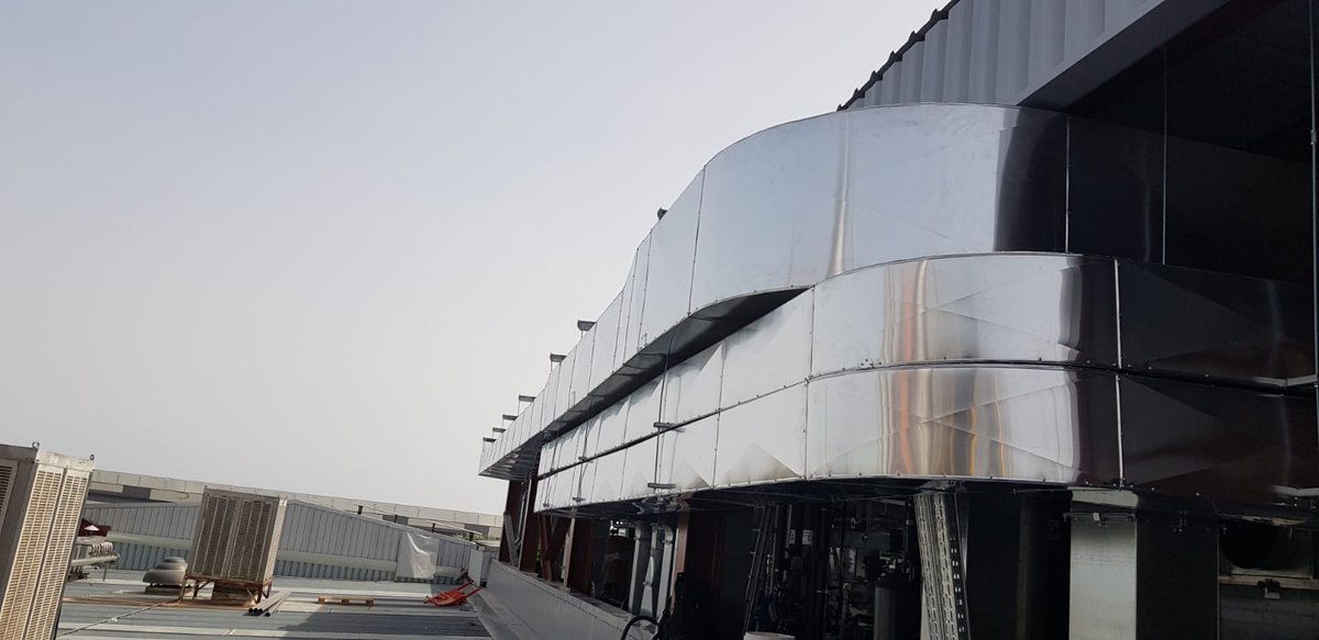 📸Trabajos de recubrimiento con #aislamiento y plancha de #aluminio realizados en los laboratorios Alcaliber de Toledo.

#GrupoCriptana #Laboratorios #TrabajandoJuntos