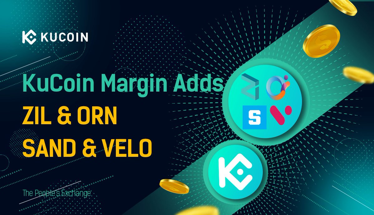 #KuCoin Margin Trade Adds $ZIL/USDT, $ORN/USDT, $SAND/USDT and $VELO/USDT Trading Pairs with Double Bonuses🎁

Details: kucoin.com/news/en-kucoin…