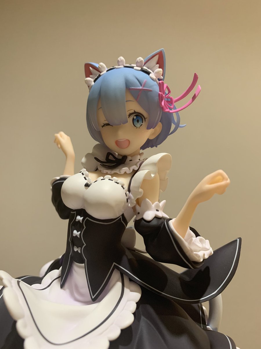 アルファオメガよりリゼロのネコミミレムのフィギュアが届く🐈 - Togetter