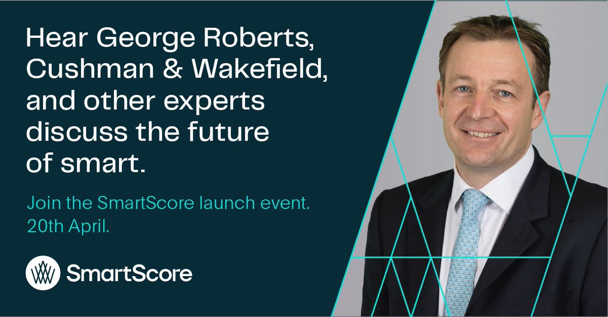 WiredScore's tweet photo. We are delighted to announce that George Roberts, Head of UK & Ireland at @CushWake, will join us to celebrate the #SmartScoreLaunch by taking part in our panel discussion 'Smart buildings. A global industry leaders perspective'. Join us: https://t.co/i0nlPi9aFm
@CushWakeUK https://t.co/HzWFDaEwiN
