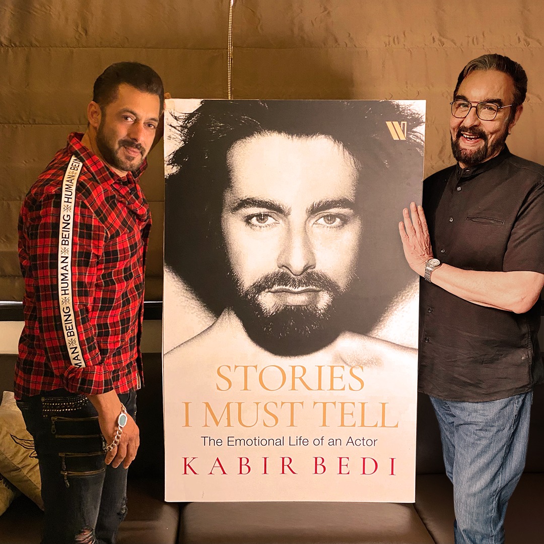 iKabirBedi's tweet photo. MAGIC! @beingSalmanKhan and I are seen together here with digitally stitched magic. 🚀
He launched my book #StoriesIMustTell from his home in Bandra, during the lockdown, while I was online in Juhu. The show must go on.
Pre-order now: https://t.co/whloQBPPiJ
#ActorsLife #Lockdown https://t.co/wUKkOSFAEM
