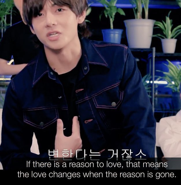 He loves us without any reason . i love him sm