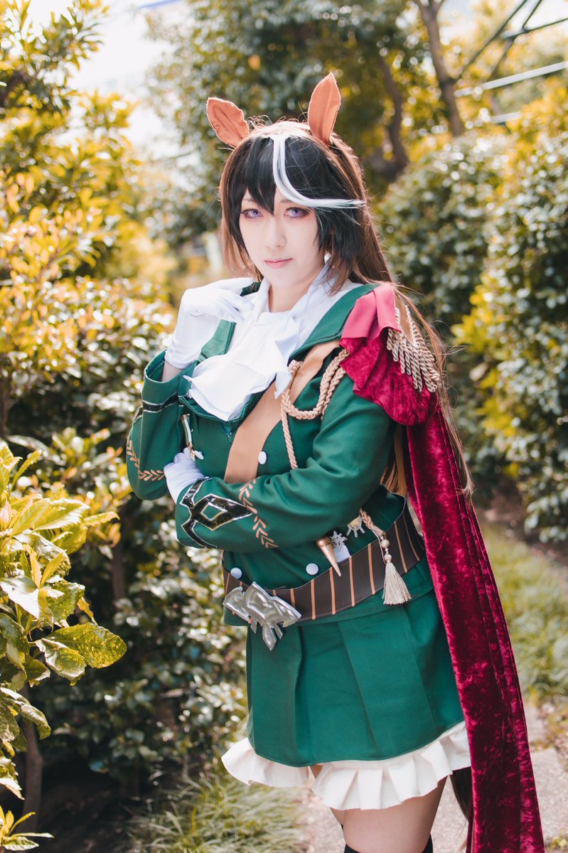 ウマ娘 プリティーダービー シンボリルドルフ コスプレ 衣装 尻尾