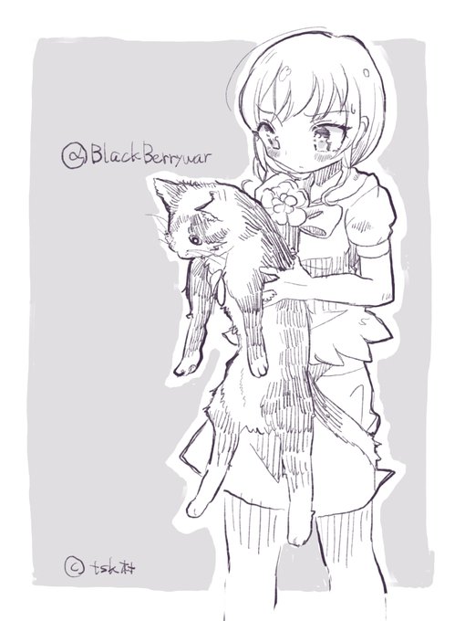 tsk村さん(@tskmura )の漫画のキャラFA 