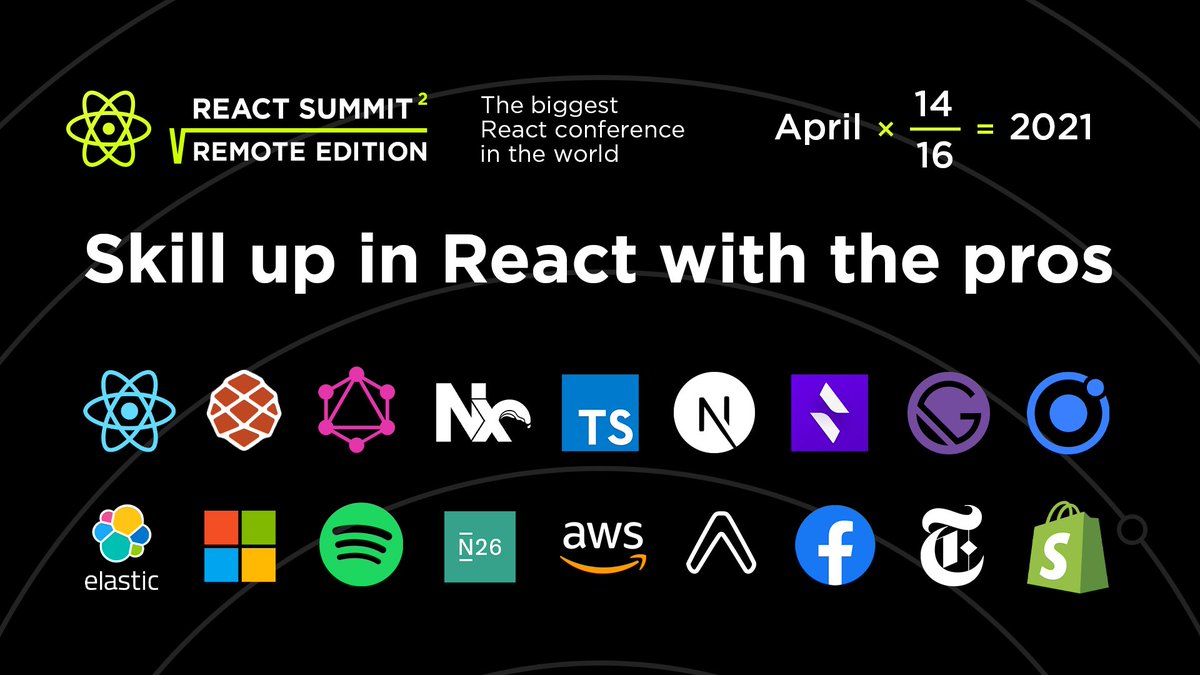 JavaScriptDaily's tweet image. Want to attend #ReactSummit next week? It&apos;s the biggest React conference, and is back online with over 60 speakers! 

We&apos;ve got 🎟 5 tickets to giveaway. Want one?

✅ Follow @ReactDaily &amp;amp; @ReactSummit.
💬 Reply with one word that describes React to you.

remote.reactsummit.com