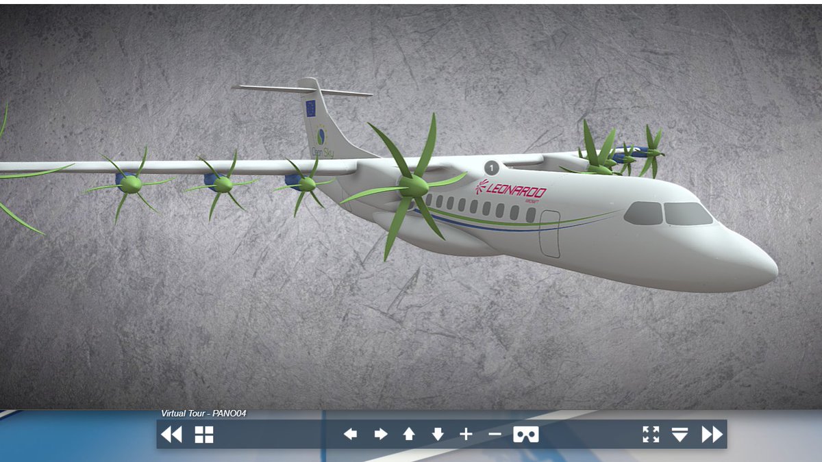 clean_aviation's tweet photo. 🔍🛩️Take a closer look at @LDO_Aircraft's #HybridElectric distributed propulsion #TurboProp concept!

The aim is to identify promising tech + configurations for greener #regional aircraft with less CO2 emissions!✅

View the 3D model at our online stand 👉 https://t.co/rVCiZJK5oq https://t.co/QMjKMHJh4Y
