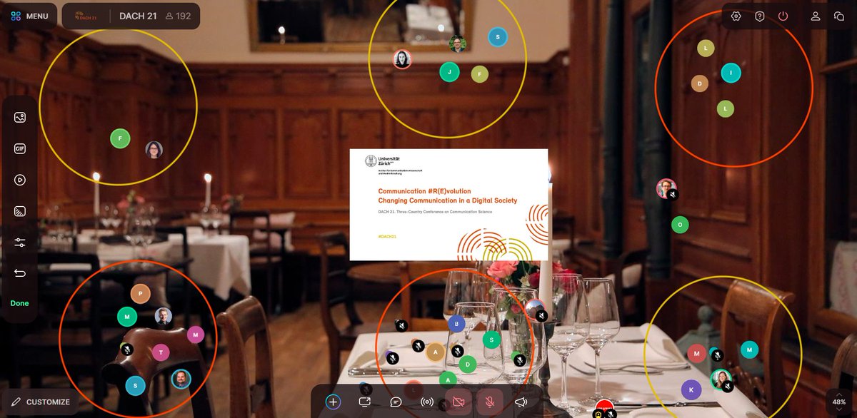 Wir freuen uns, die #DACH21 mitzubetreuen! Unten ein Eindruck vom virtuellen Conference Dinner, das ein voller Erfolg war.
<a href="/dach_21/">DACH 21</a>