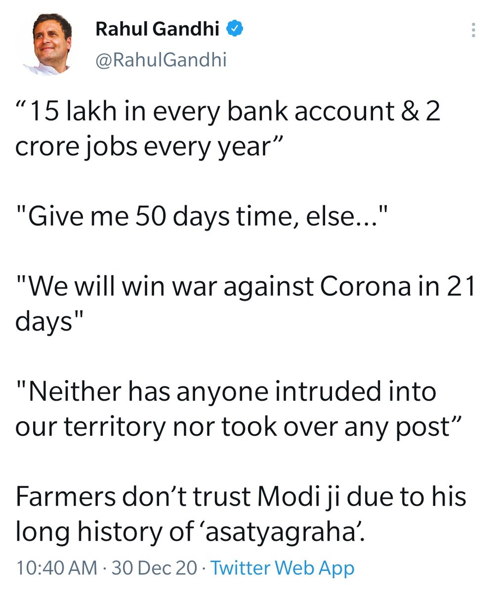 Had  @RahulGandhi been PM, the people of India would have more faith in the govt. And all the issues arising due to lack of trust in GoI wouldn't exist.