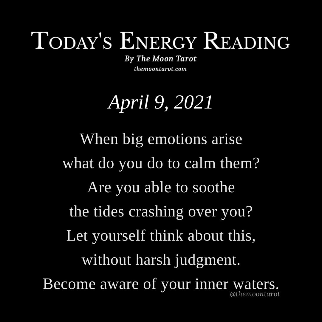 themoontarot_'s tweet photo. Today's Energy Reading: April 9, 2021 https://t.co/3ow5ftPPdD