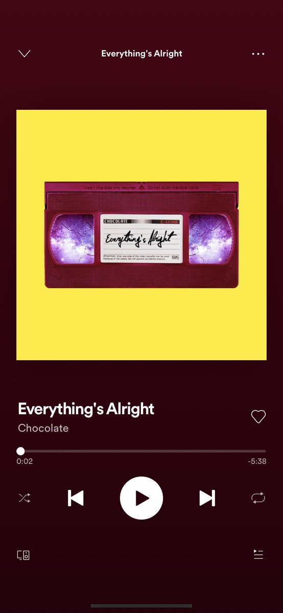 NEW SINGLE 'EVERYTHING’S ALRIGHT' OUT NOW ON ALL MAJOR STREAMING SERVICES 🎧 

Spotify: open.spotify.com/track/5bReiVHk…

AppleMusic: music.apple.com/gb/album/every…

🍫🍫🍫