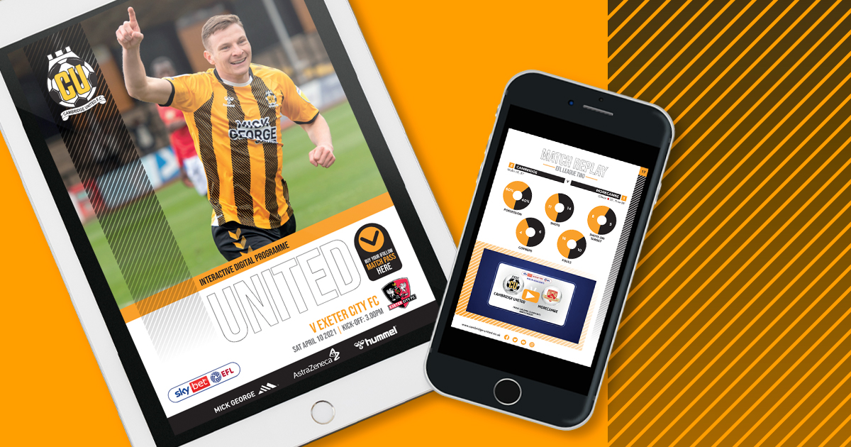 Cambridge United FC (@cambridgeutdfc) on Twitter photo πΏπππππΌπ ππππππΌπππ π <a href="/OfficialECFC/">Exeter City FC</a>
LIVE. LIVE. LIVE!
Available for FREE right here β‘οΈ issuu.com/hashtagdigitalβ¦
#CamUTD πΏπππππΌπ ππππππΌπππ π <a href="/OfficialECFC/">Exeter City FC</a>
LIVE. LIVE. LIVE!
Available for FREE right here β‘οΈ issuu.com/hashtagdigitalβ¦
#CamUTD