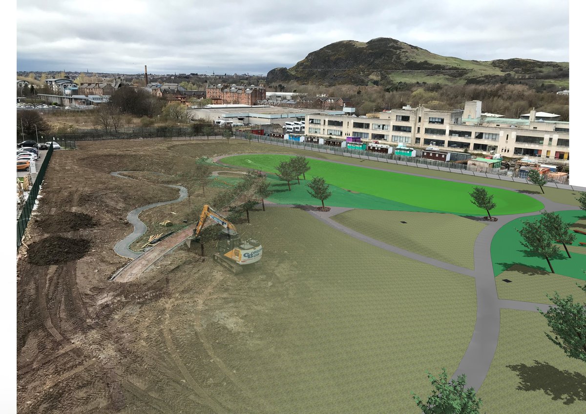 Checking out progress on site at the new Castlebrae Community Campus against our 3D model - looking good!!