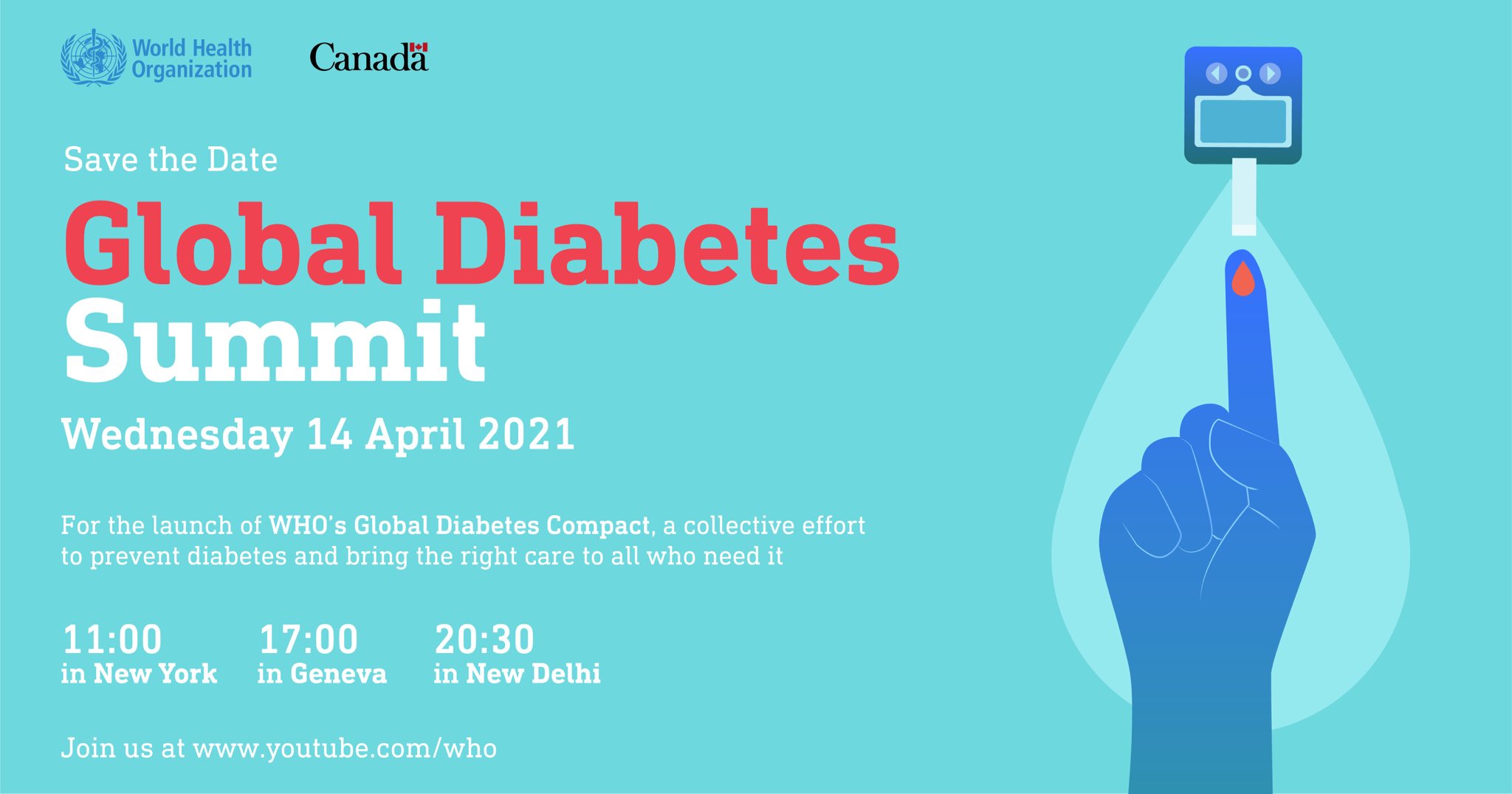 World Health Organization (WHO) on Twitter "SAVE THE DATE Global 