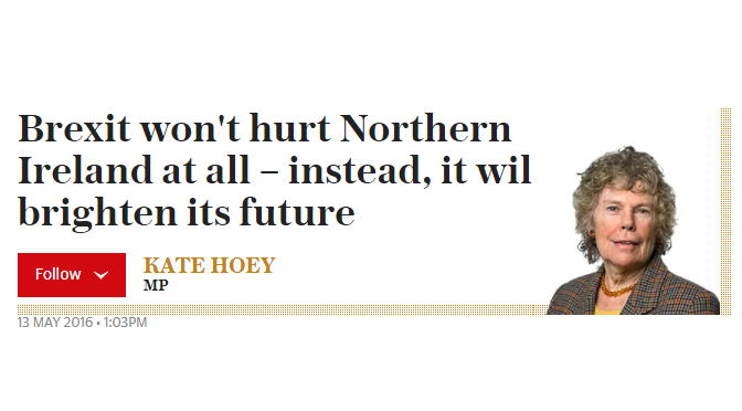 DISCREDIT: Kate Hoey. Just mind-boggling complacency. Also discredit to the Telegraph for publishing her absolute drivel.