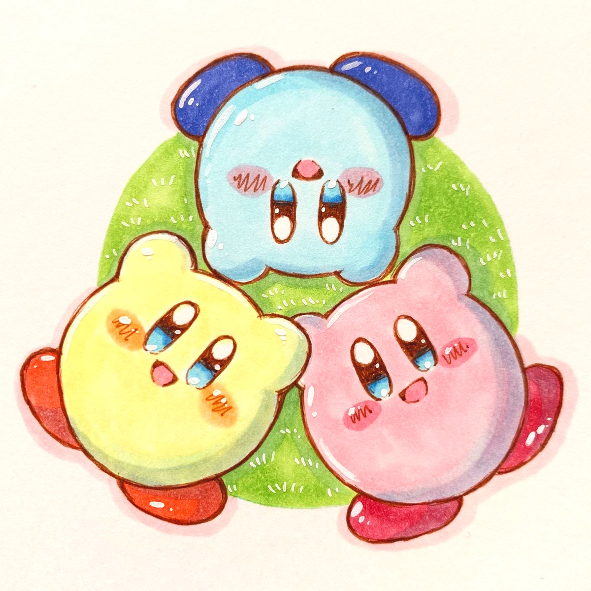 カービィ ころころフレンズ Kirby Illust Copic カービィ イラ あら カービィのイラスト