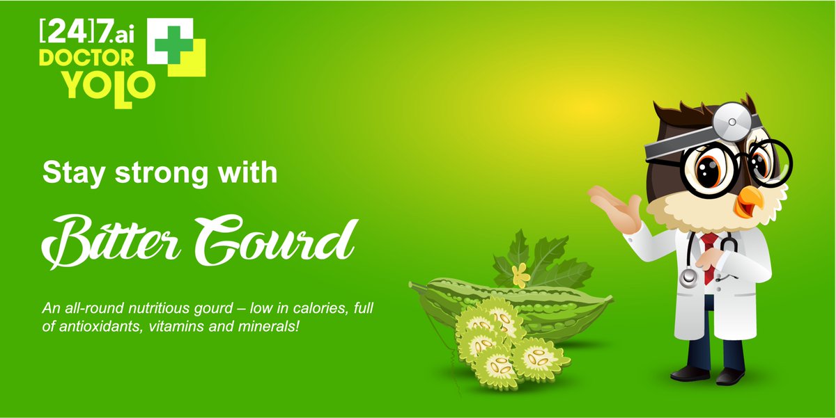 247ai_India's tweet photo. Dr YOLO reminds us to keep strengthening our immune system. With benefits for diabetes, digestion, cardiac health, skin and health care, why not choose to be healthy?
Don’t be caught off-gourd!
#247ai #247ite #DrYOLO #HealthyEating #HealthyLiving https://t.co/N7L7H8gf9y