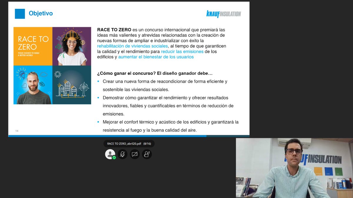 KnaufInsulSpain's tweet photo. 🏆Hoy hemos presentado nuestro concurso universitario #RaceToZero en la jornada organizada por @ETSASevilla.
⏰Fecha límite de inscripción 28 mayo.
🔵Participa en #construir un mundo mejor🌍🌿: https://t.co/c2gSGOO9kP
#ForABetterWorld #ConstrucciónSostenible #EdificiosSanos https://t.co/oXkUor614e
