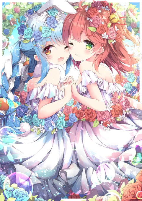 ぺこみこ #miko_Art #ぺこらーと 