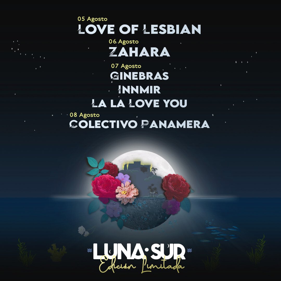 lunasurnight's tweet photo. Con @loveoflesbian y @colectivopanam2 cerramos un cartel de ensueño para nuestra Edición Limitada. 

🎫 Las entradas y el abono* del festival estarán disponibles el lunes 12 de abril a las 12h en https://t.co/KJhnkwYtMu 

*El abono estará disponible por tiempo limitado. https://t.co/5KnjKmGQlD