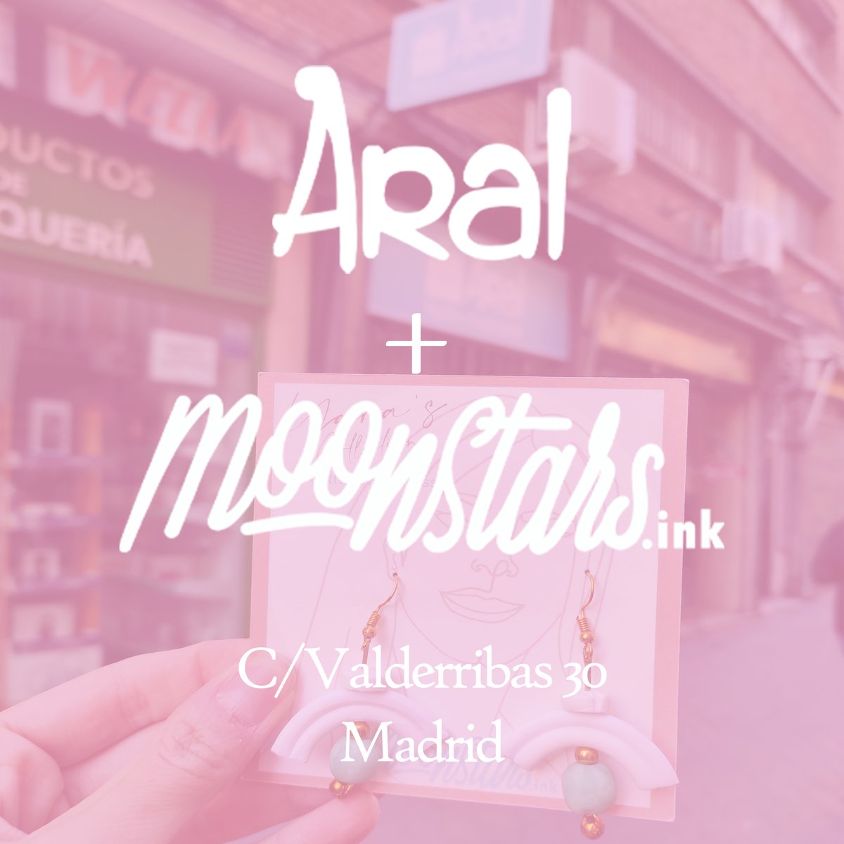 MoonstarsI's tweet photo. Hace tiempo que colaboramos con @30aral y nos ha dejado un huequito en su tienda para exponer algunos de nuestros pendientes.
Así podréis verlos físicamente y comprobar que no pesan nada y son muy favorecedores 🤍 
https://t.co/OQP78thNF7 https://t.co/KrQqb5W4nn