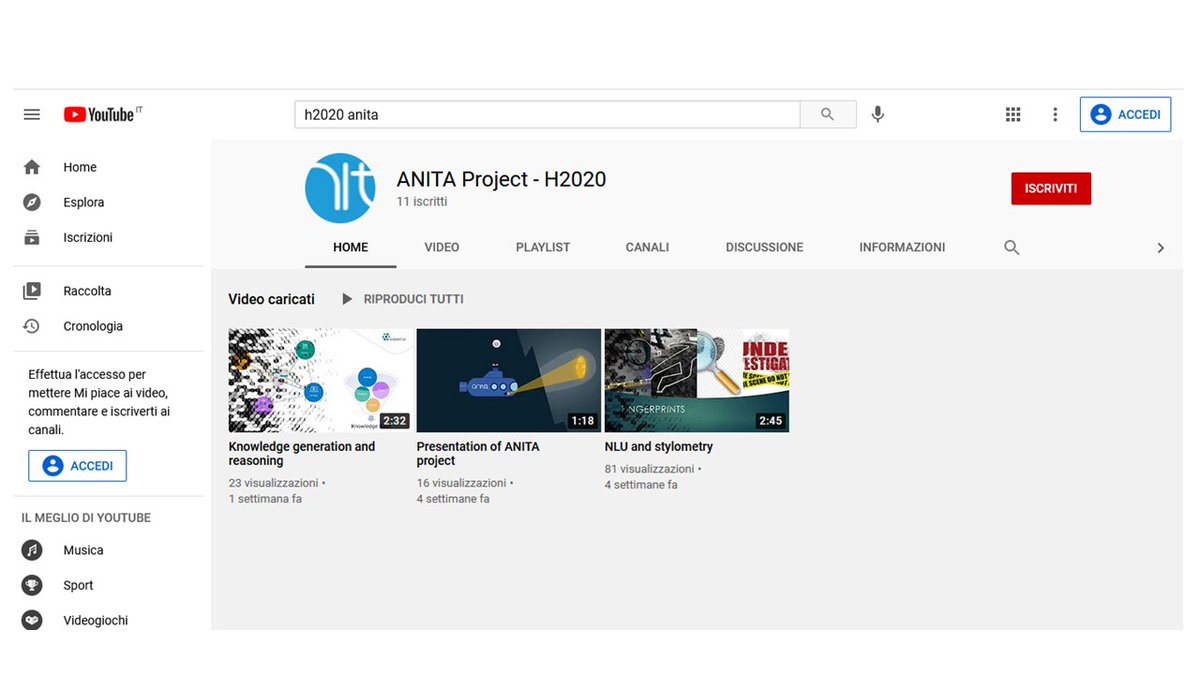 Do you know that <a href="/AnitaProject/">ANITA_Project</a> has recently launched its YouTube channel? New video to be uploaded in the next weeks! Follow us!