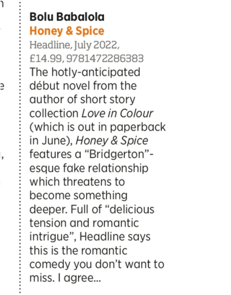 JessFarrugiaPR's tweet photo. Delighted by both how gorgeous @thebookseller #TheBlackIssue is and also by how many brilliant upcoming @headlinepg titles have been featured🙌thank you @tashaisblue 🙏 https://t.co/K26D7M41pU