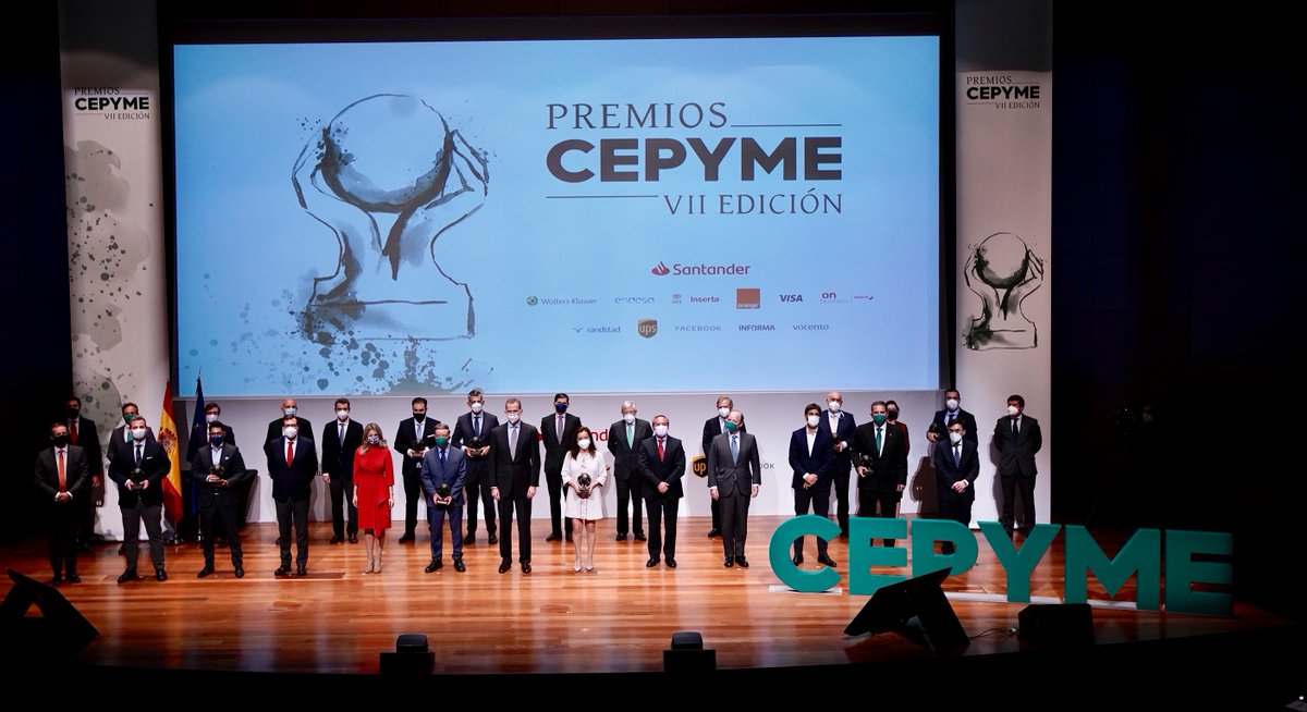 cepyme_'s tweet photo. 📽️Si te lo perdiste, aquí puedes volver a ver la gala de los VII #PremiosCEPYME, presidida por SM el Rey

👉 https://t.co/2We9mUuZYw https://t.co/pKXc63O3NH