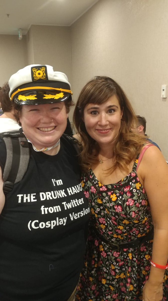 But the biggest thing about  #WynonnaEarp   is not the cons and the photo ops. It's the family we've made. The friends we've met. I can't even show all the friends I've made because I don't have the pictures but I have met so many amazing people. I've even cosplayed 1 or 2.