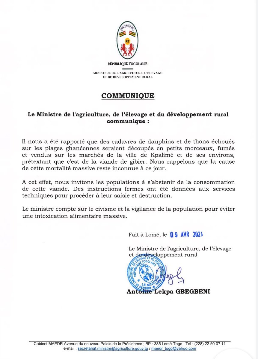 Ministère de la Communication, Médias & Culture (@communicationtg) on Twitter photo 