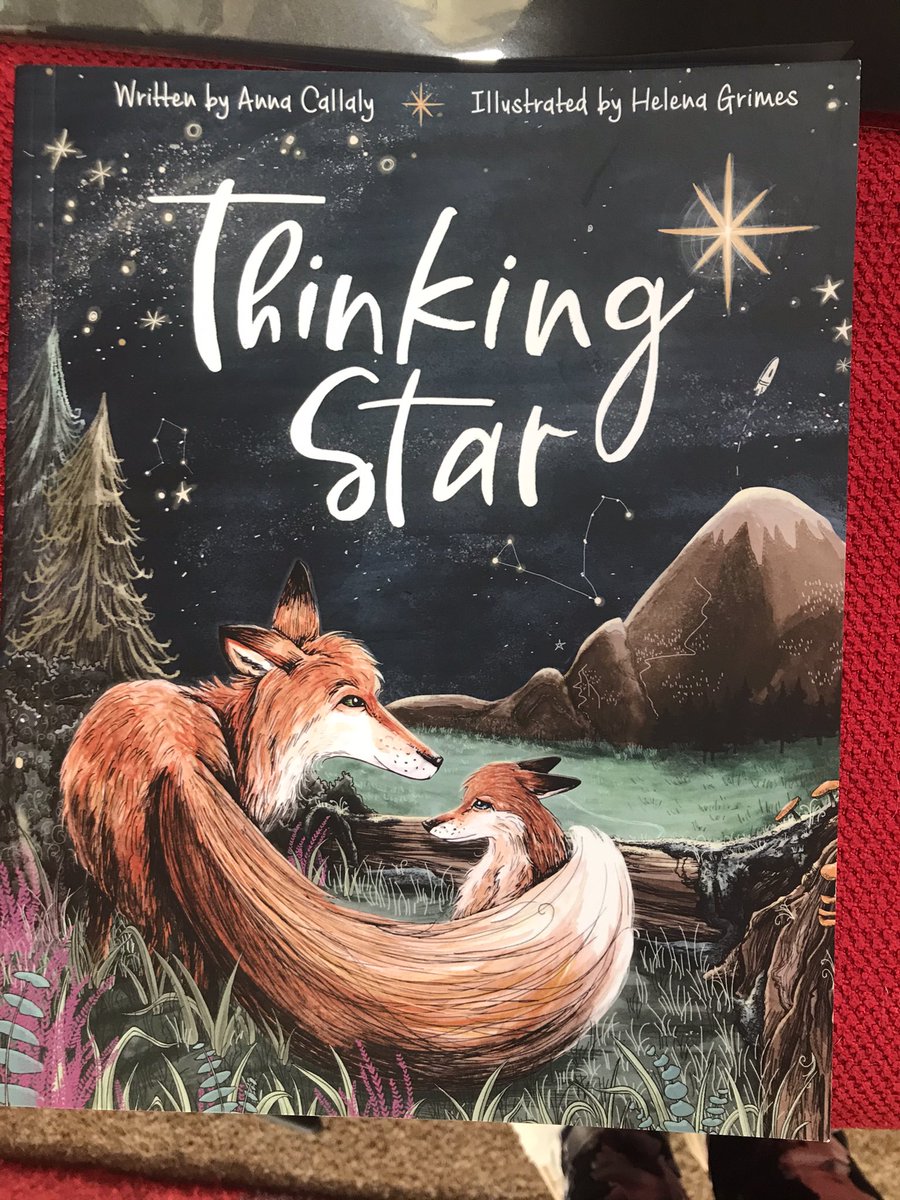 Just took delivery of this wonderfully illustrated book by <a href="/HelenaGrimesArt/">Helena Grimes</a> written by Anna Callaly. ‘A little fox cub and his dad search for a way to feel together when apart’. This will be a wonderful addition to my practice - so applicable to what we are living through. 💜