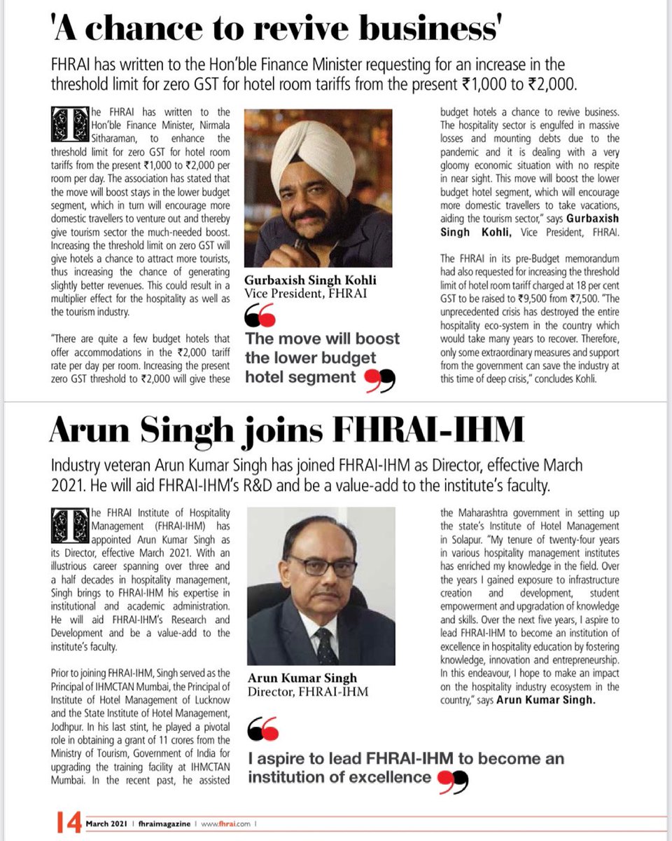 FhraiO's tweet photo. FHRAI's latest monthly magazine is now available on https://t.co/IbRG59Vo4R 

#fhrai #fhraimagazine #fhraiindia #hrani #hraei #sihra #hrawi #association #hospitalityindustry #hotels #restaurants #federation #chamberofcommerce #association #himanshutalwar #notforprofit #authordrht https://t.co/eLUSNL9K13