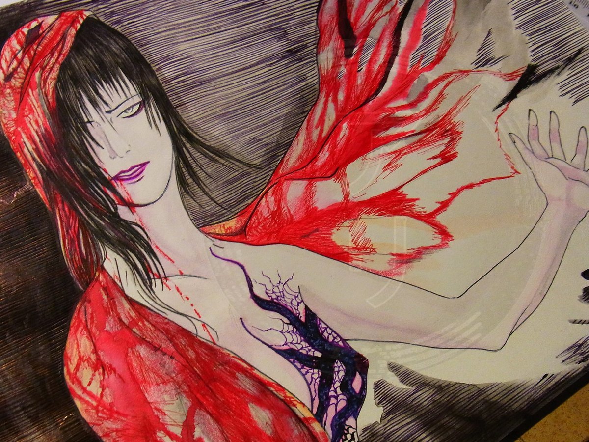 Ari Ga Gotoku على تويتر Just Found This Very Old Drawing In My Folder Never Finished But I Think About Doing A Redraw オリキャラ オリジナルイラスト アート イラスト アナログ 水彩イラスト ホラーイラスト イラスト好きな人と繋がりたい