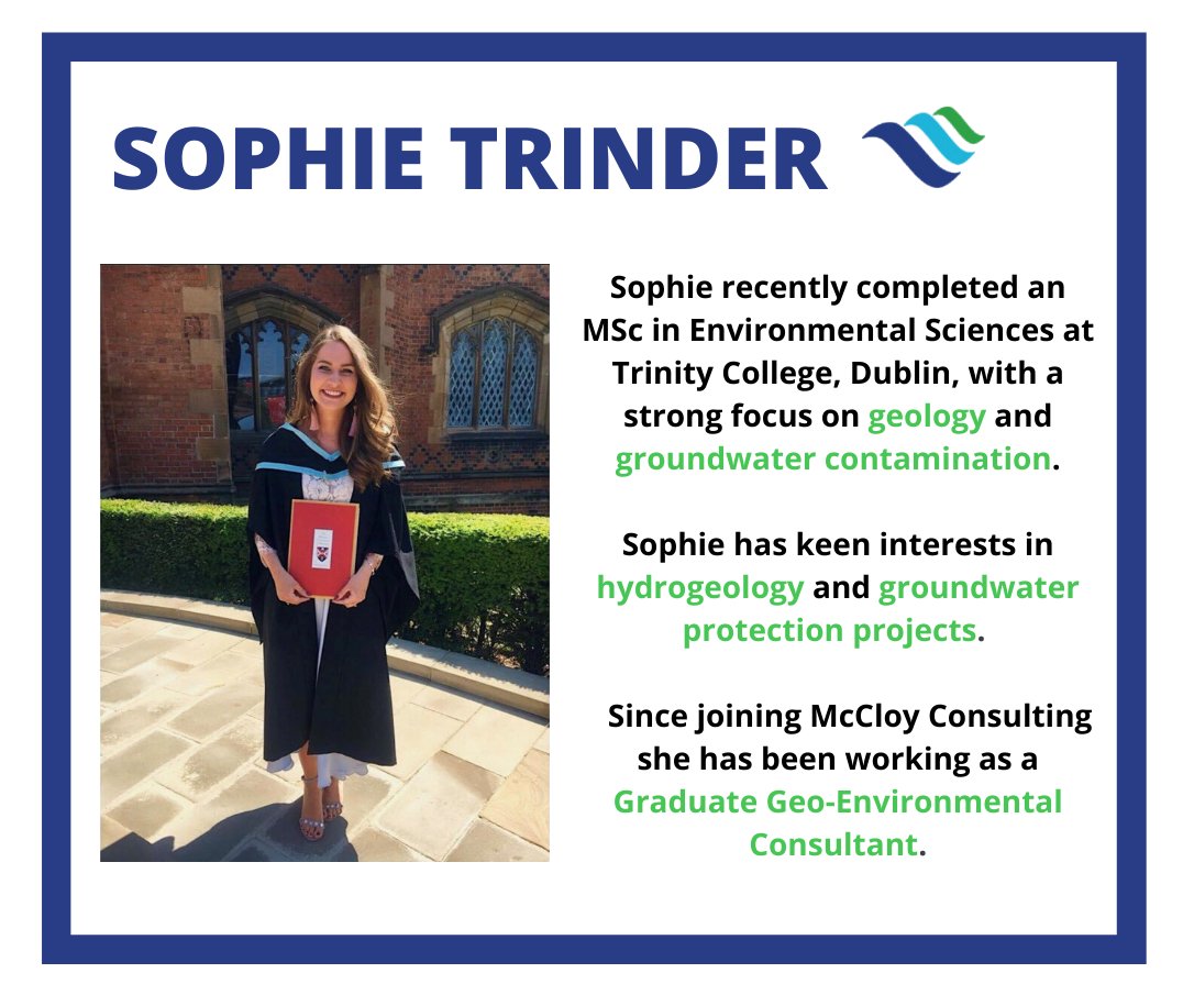 Our Geo-Environmental team has expanded!

Sophie has recently joined McCloy Consulting as a graduate consultant, and we are very happy to welcome her to the team. 
#geoenvironmental #engineering #newteammember #team