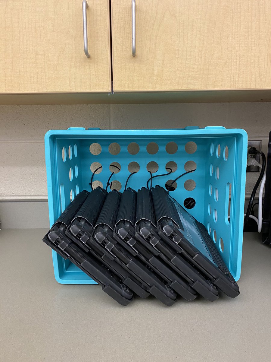 msperryin8th's tweet image. Teacher Hack💡: I couldn’t handle the clutter when I collected Chromebooks for testing, so I used my extra crates to make charging stations. What do you think?