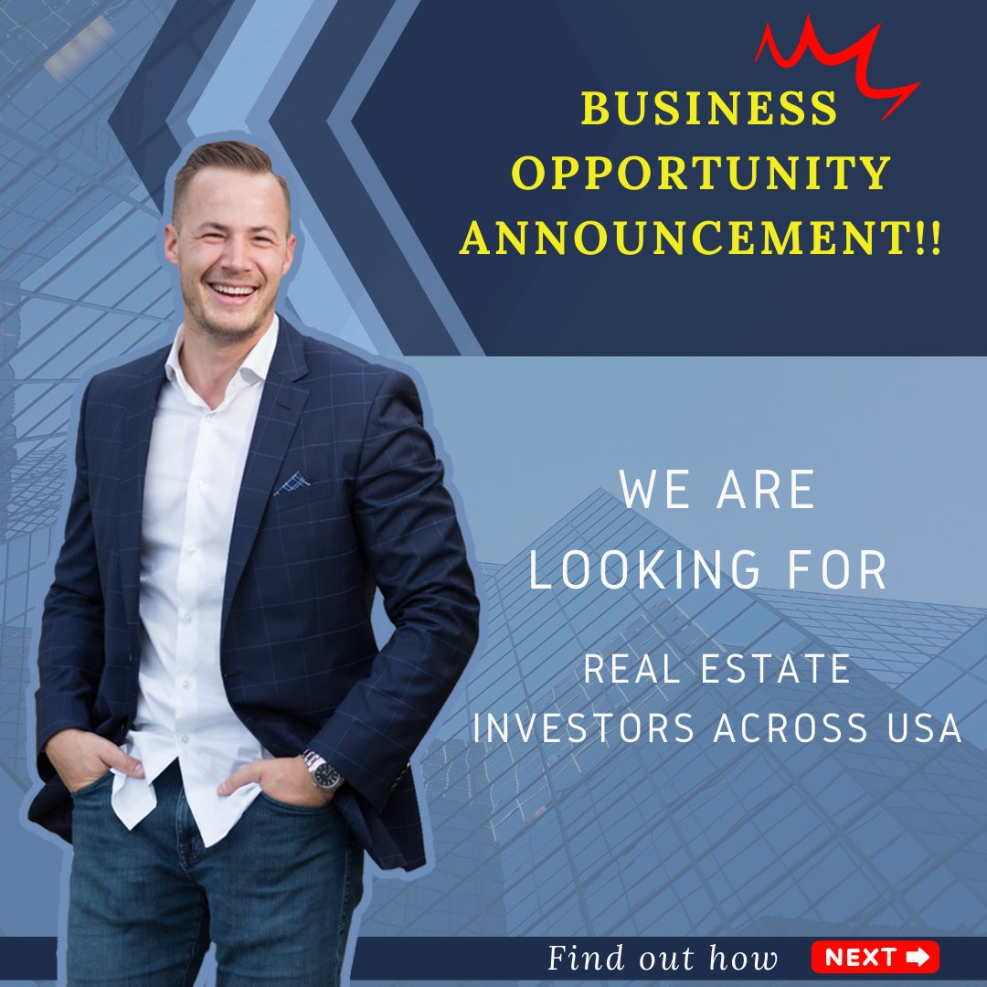 JustinFontenel2's tweet photo. #BusinessOpportunity Announcement!

@JustInvestNow is expanding and we are looking for #businesspartners across #USA. 

🚨Comment below saying "I am from...and I have knowledge of my local market for REI"

I will reach out to discuss further via DM!
#realestateinvestor #investor https://t.co/pVs7mfQBWN